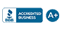 A+ rated by the Better Business Bureau