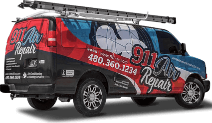 911 Air Repair Service Van