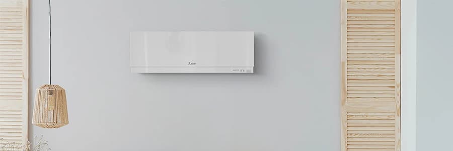 Wall-Mounted Mitsubishi Electric Trane HVAC System in a Home in Arizona