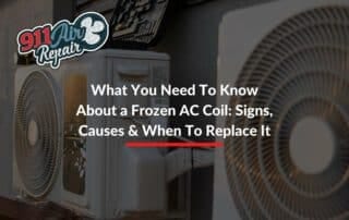 What You Need To Know About a Frozen AC Coil: Signs, Causes & When To Replace It